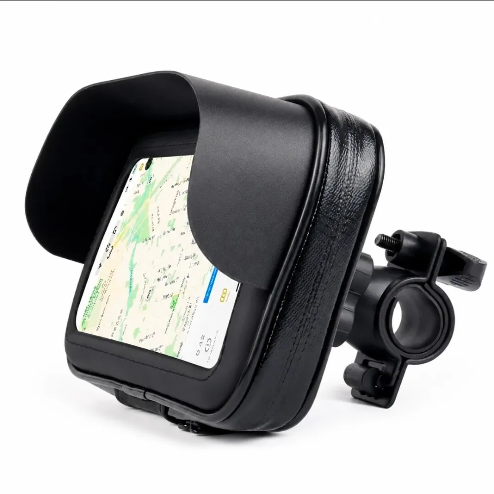 Porta Celular Impermeable Lluvia para Moto, Bicicleta, Monopatín 