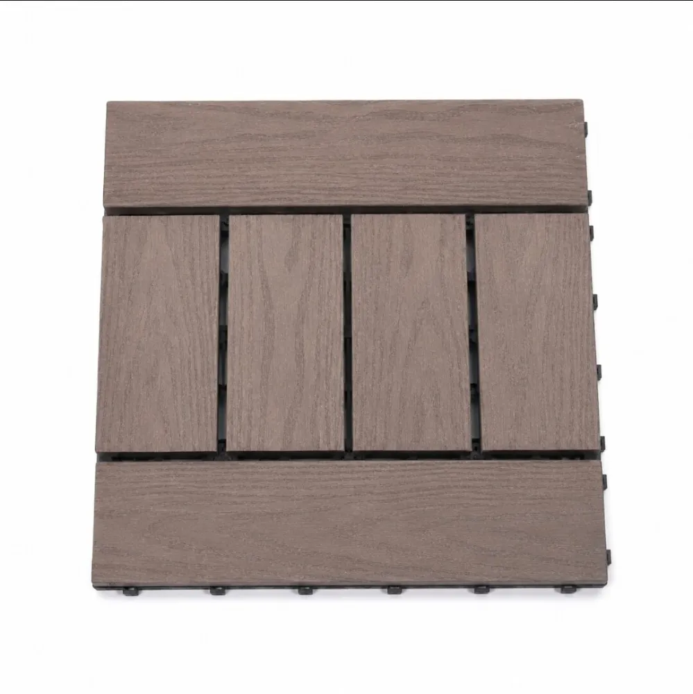 Baldosa Deck Encastrable Wpc 30 x 30 Cuadros