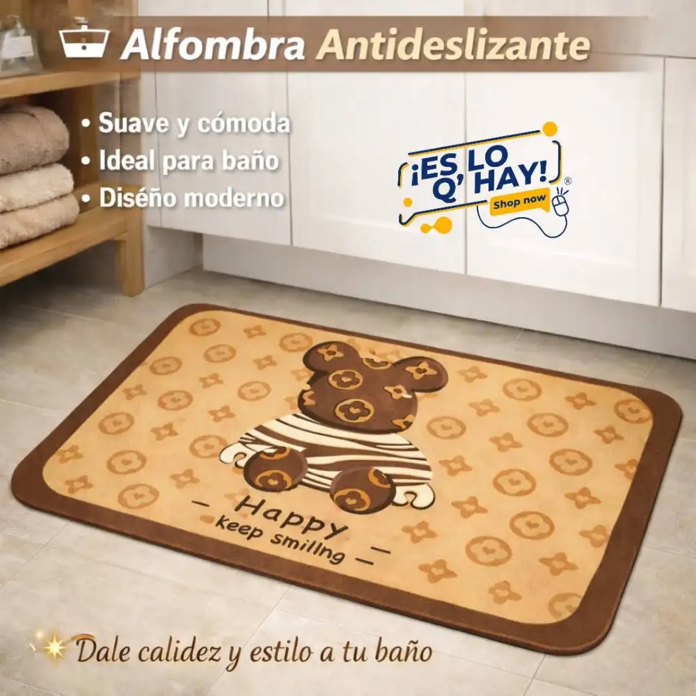 Alfombra Baño Antideslizante 