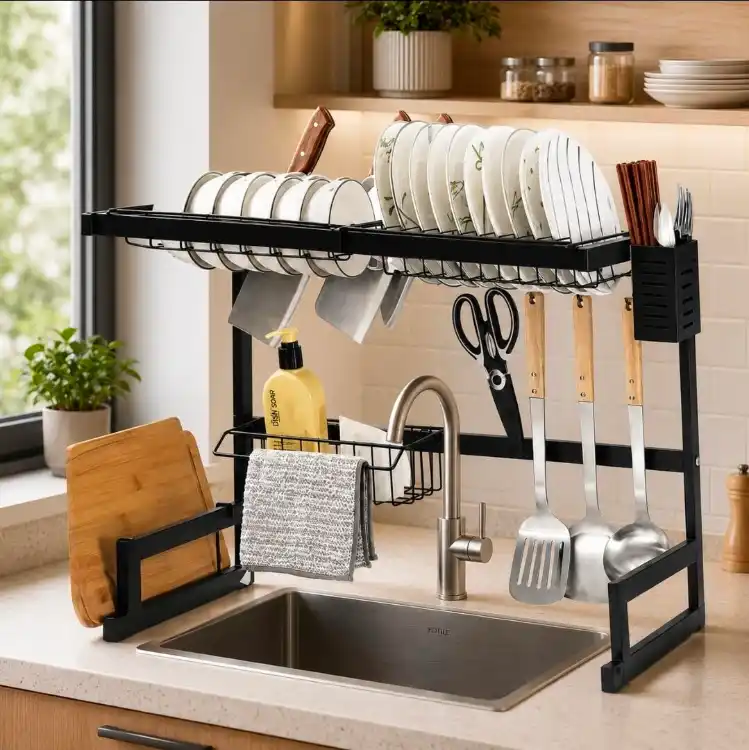 Organizador Escurridor de Cocina 2 Niveles