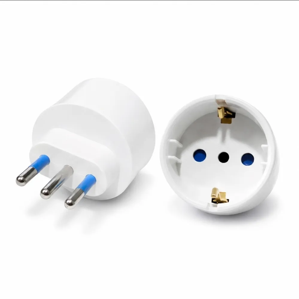 Adaptador  3 en Línea Schuko 250v/ 1500w