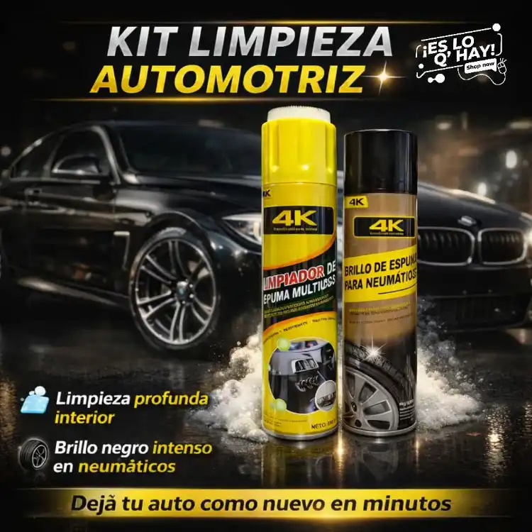 Kit Limpieza Automotriz 