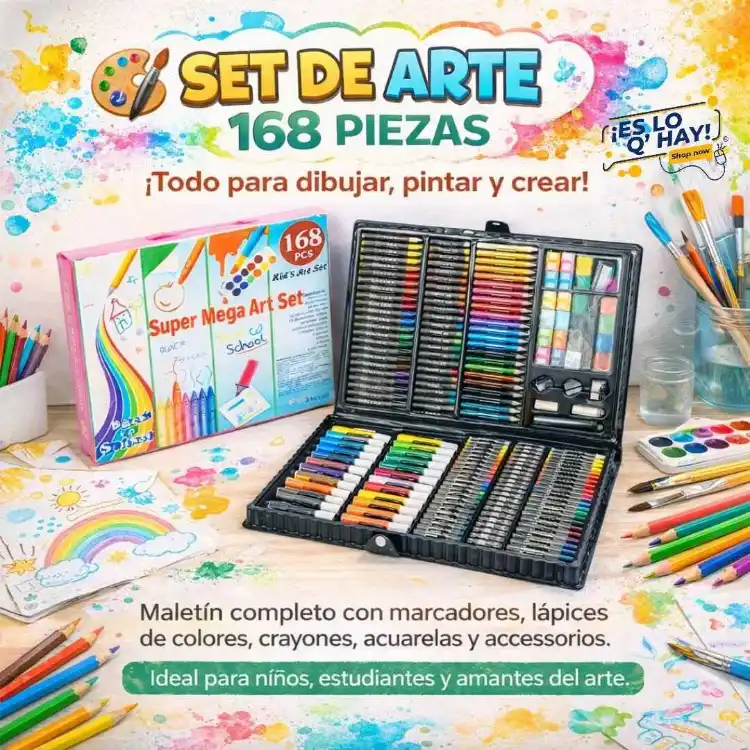 Valija Arte 168 Piezas