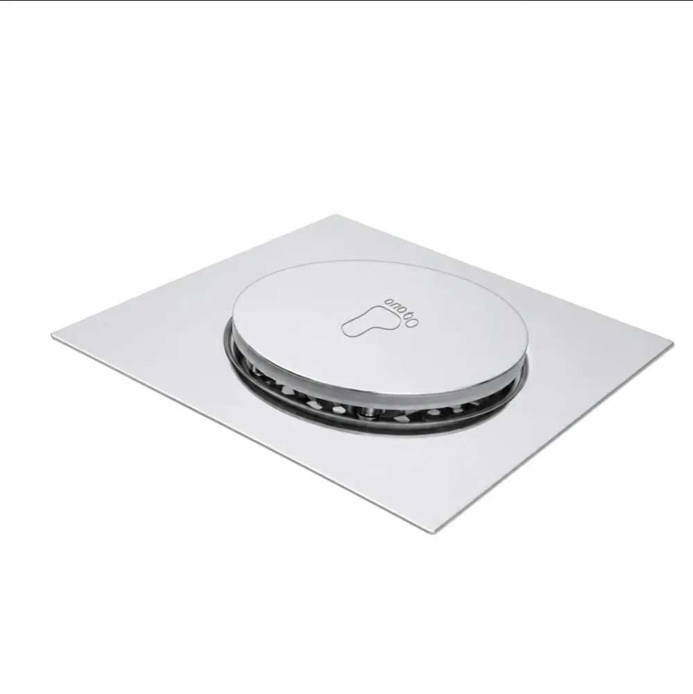 Rejilla Piso Cromada Click Clack 20 x 20 Lachs