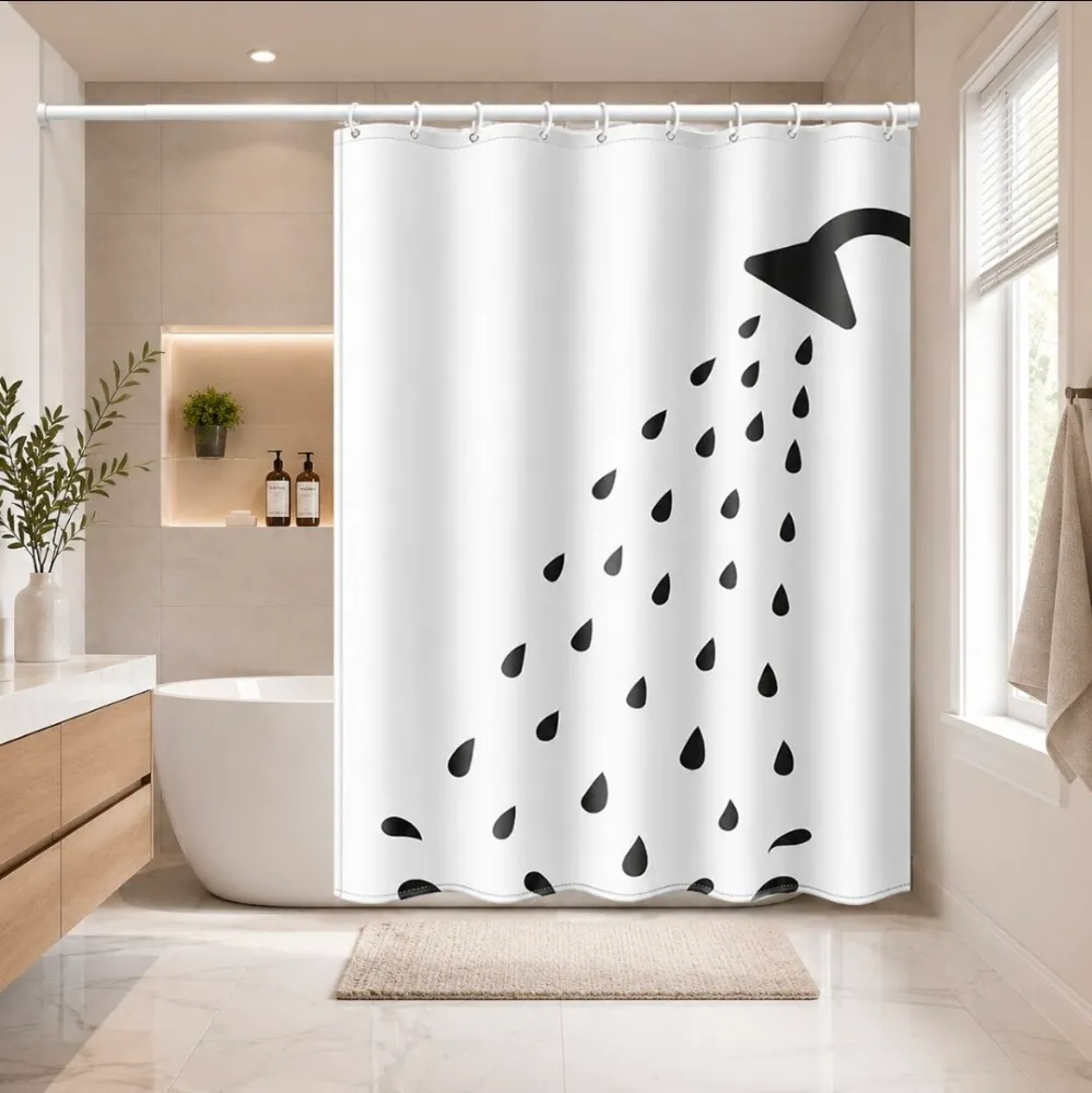 Cortina para Ducha Blanca