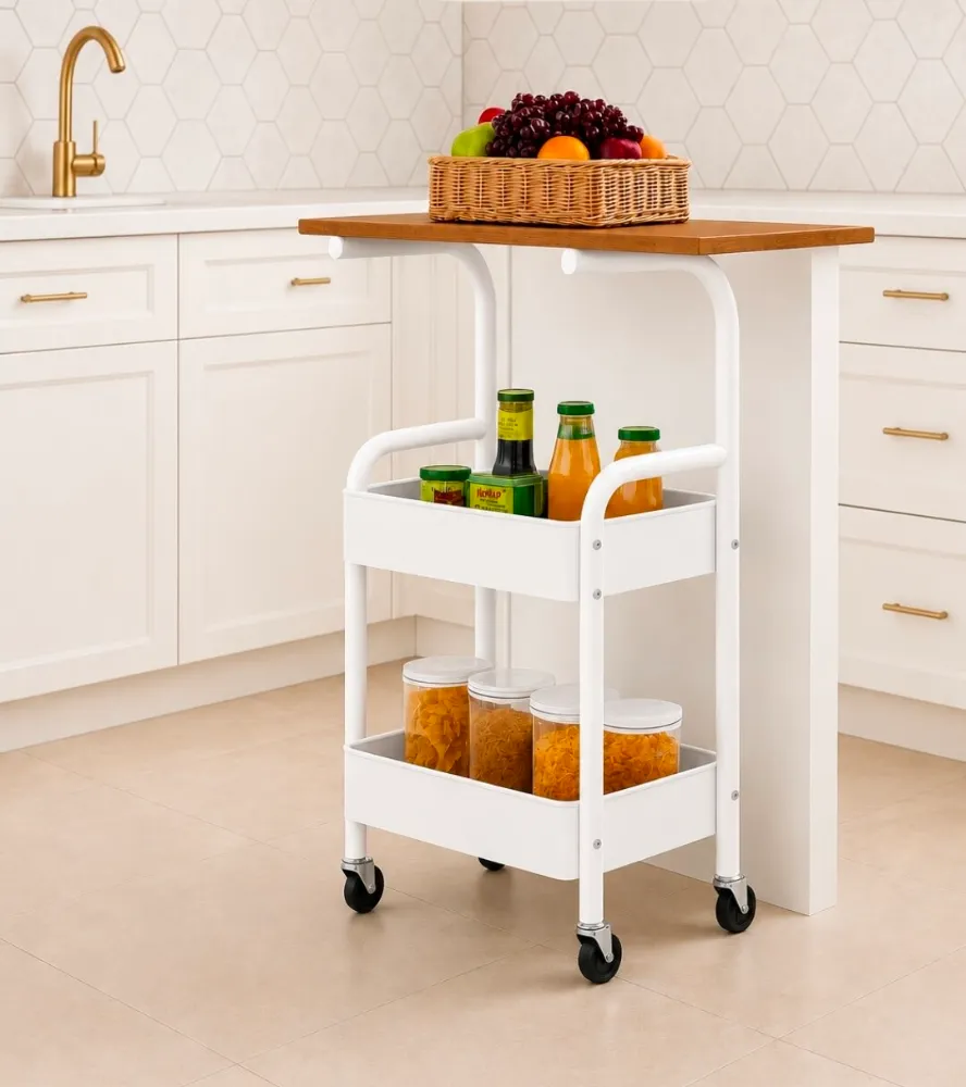 Carrito Organizador con Mesa