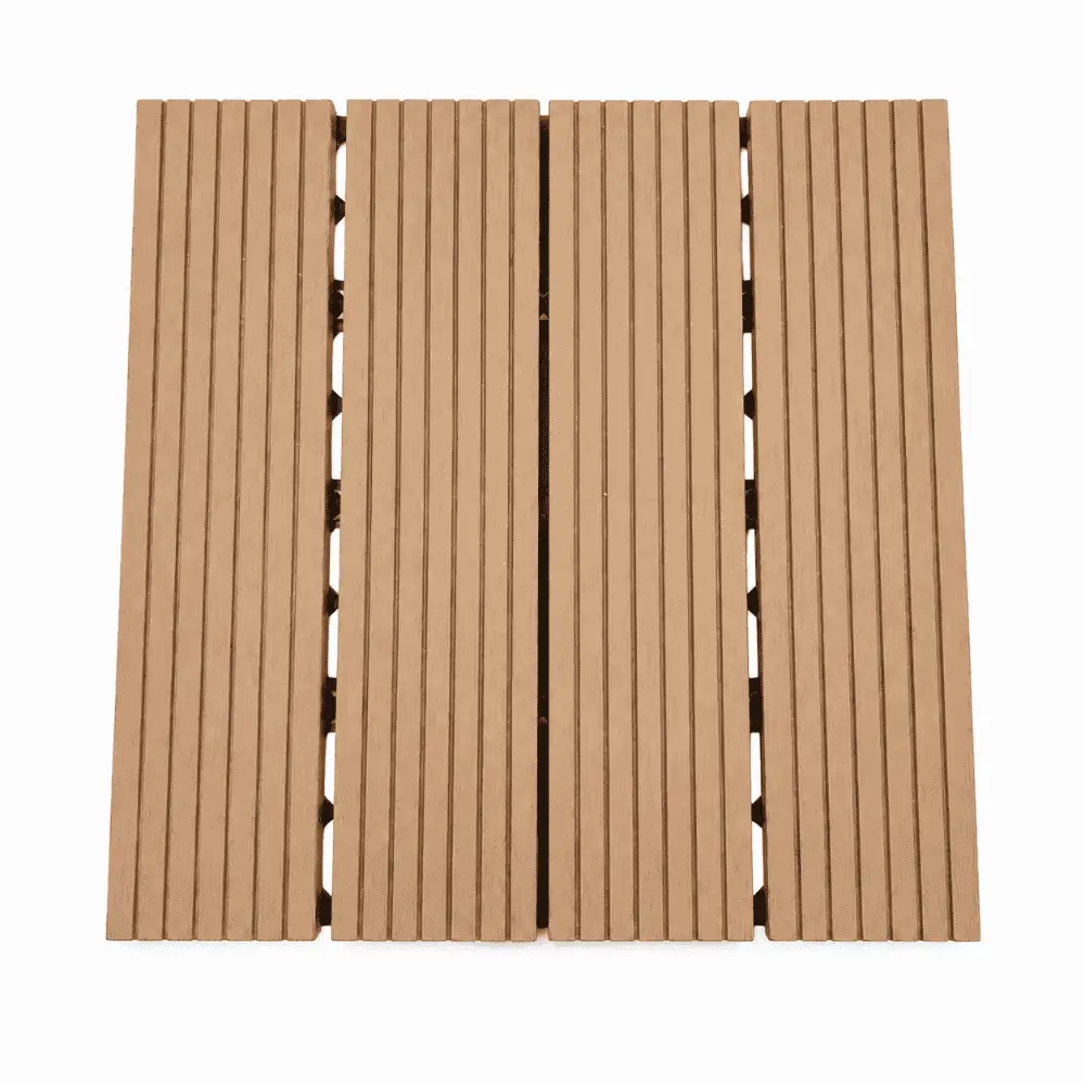 Baldosa Deck Encastrable Wpc 30 x 30 Línea 