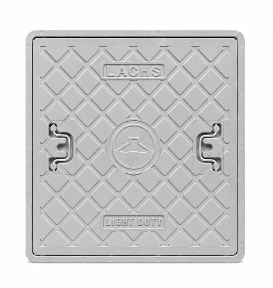 Tapa y Marco 40 x 40 Resina LIGHT DUTY 