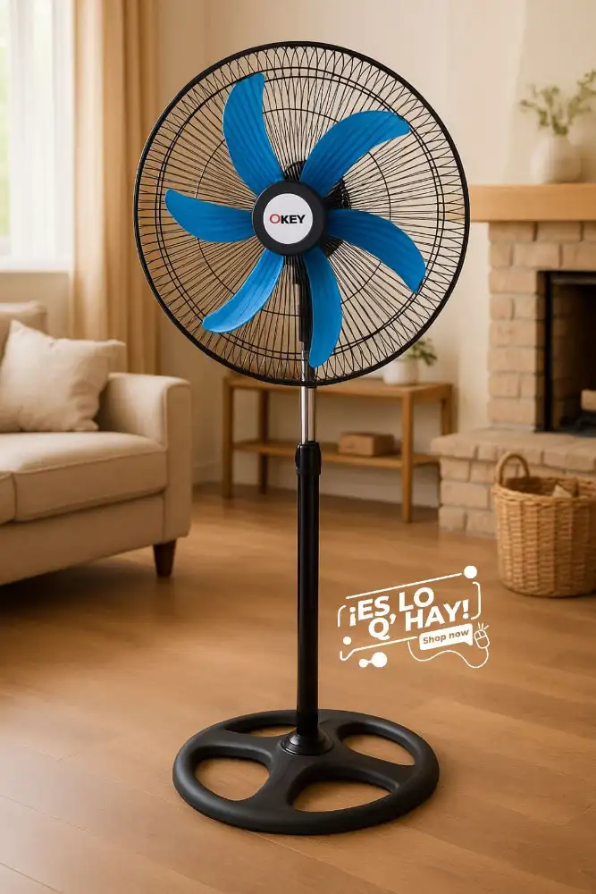 Ventilador de Pie 5 Aspas