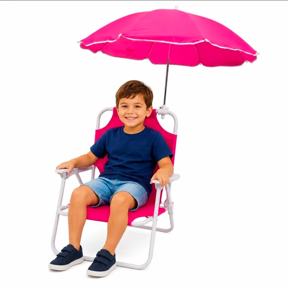 Silla Infantil Plegable con Sombrilla 