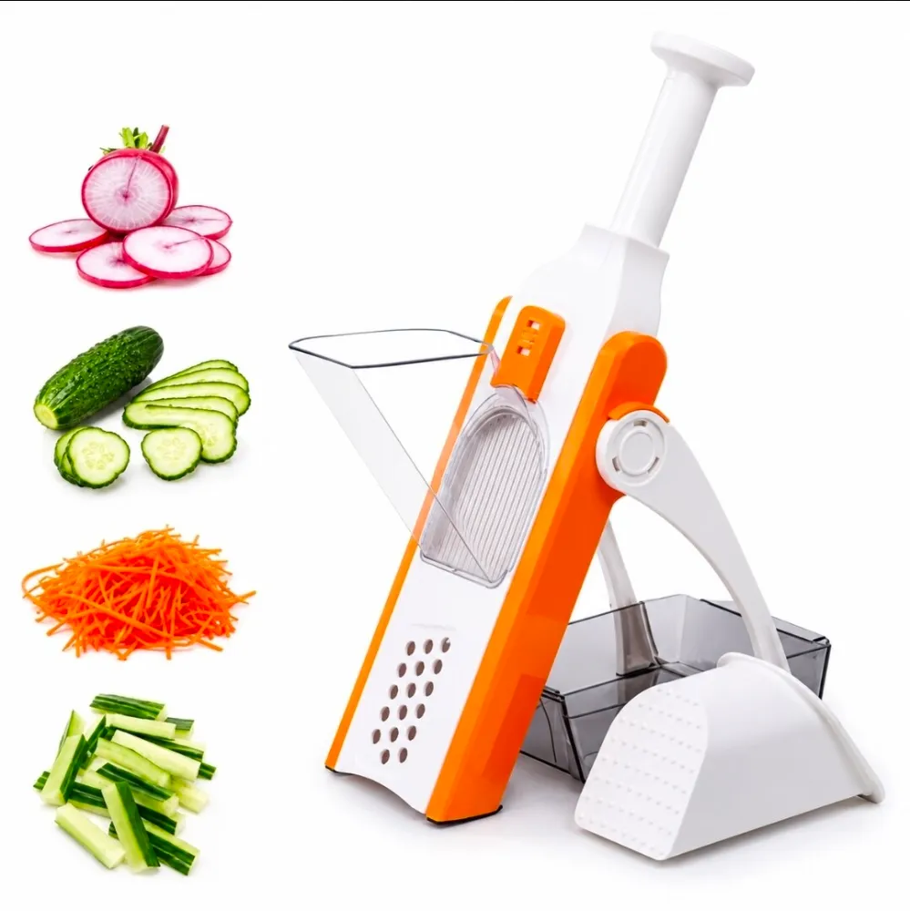 Rebanador de Frutas y Verduras Multifunción 