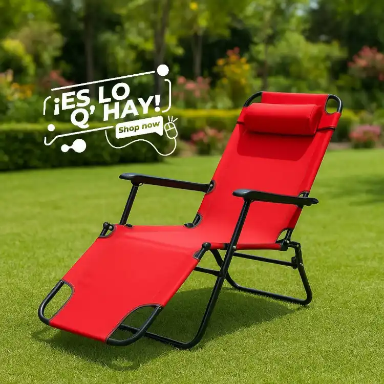 Reposera Plegable Lona 