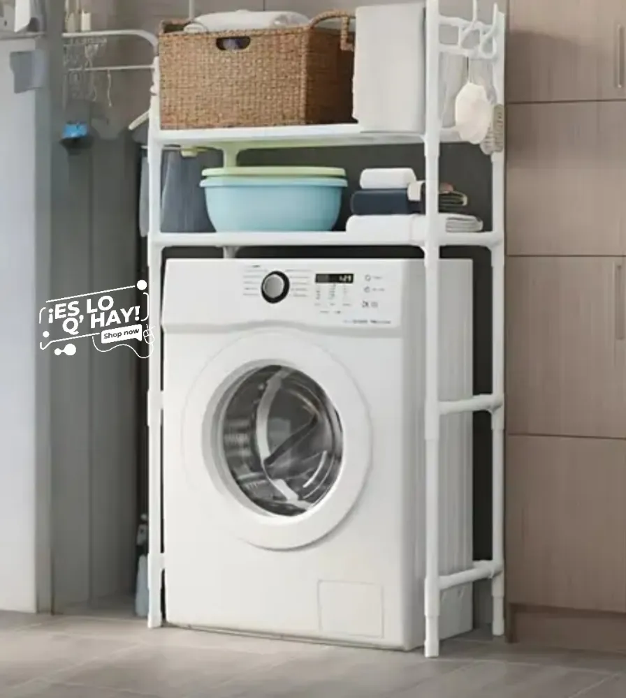 Organizador para Encima Lavarropas Blanco