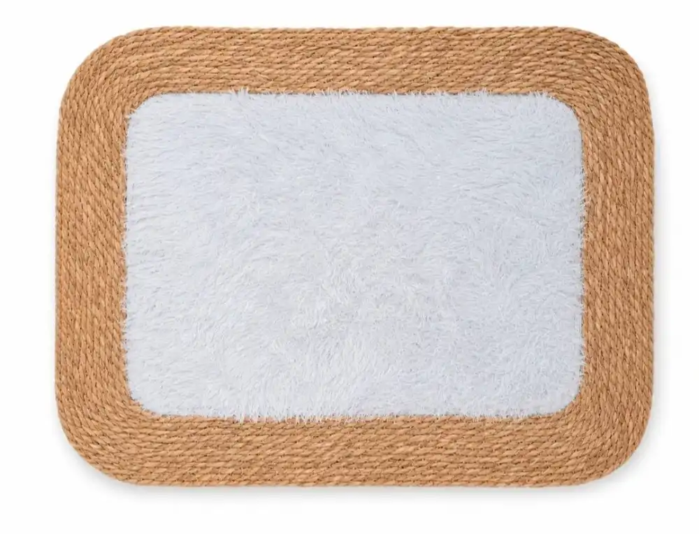 Alfombra Decorativa con Centeo de Pelo Suave 